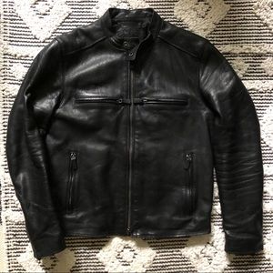 Coach Moto Biker Cafe Racer Jacket